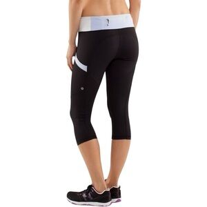 Lululemon Athletica Run Leggings The Mod Moves Size 2 Zipper Stash Pocket Women